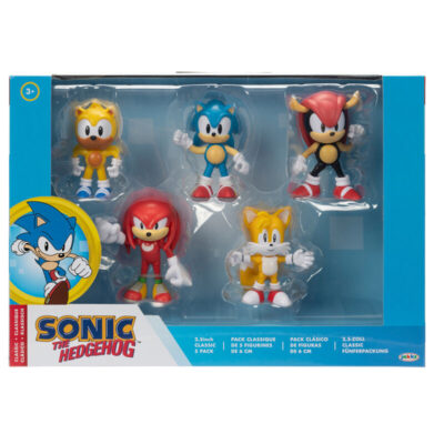 Sonic The Hedgehog Set 5 Figura 6cm