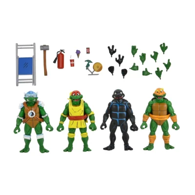 Teenage Mutant Ninja Turtles (Archie Comics) 4 Pack Stump Wrestling Turtles Akcijska Figura 18 Cm 6