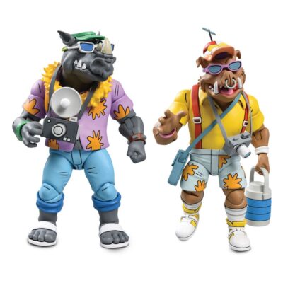 Teenage Mutant Ninja Turtles (Cartoon 1980) Duo Pack Vacation Bebop And Rocksteady Akcijska Figura 18 Cm