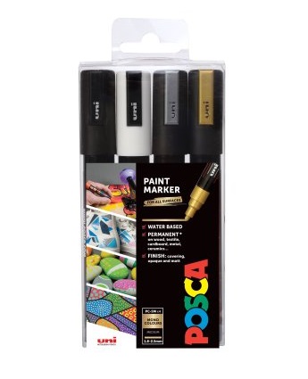 Uni Pak Marker Posca Pc 5m Set