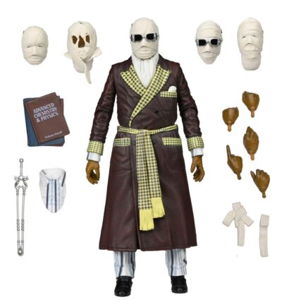 Universal Monsters Ultimate Invisible Man (Kemp House) Akcijska Figura 18 Cm