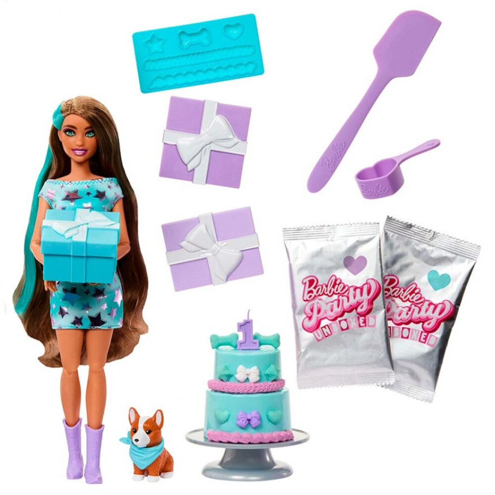 Barbie Party Set Lutka S Dodacima