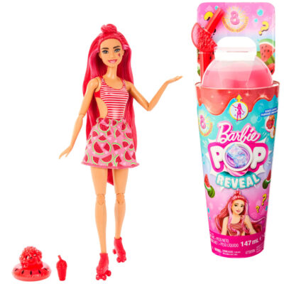 Barbie Pop Reveal Lutka S Dodacima Zgnječena Lubenica