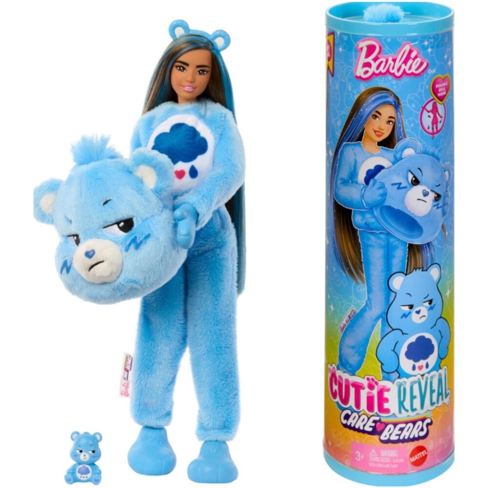 Barbie Lutka Cutie Reveal Care Bears