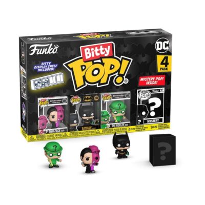 Batman 85th Anniversary Funko Bitty POP! Two Face Vinyl Figure 4 Pack 2,5 Cm