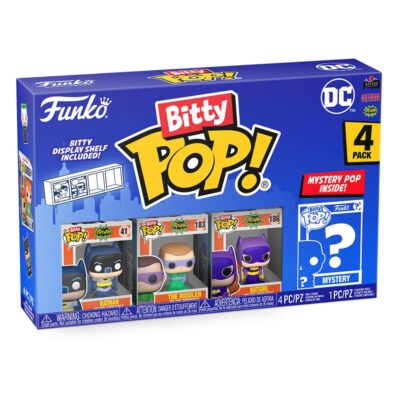 DC Funko Bitty POP! Batman Adam West Vinyl Figure 4 Pack 2,5 Cm