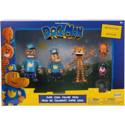 Dog Man Set 5 Figura 6 Cm