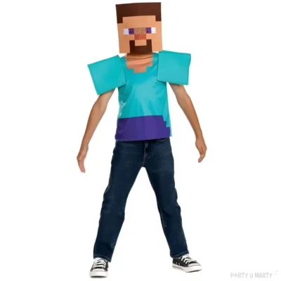 Kostim Minecraft Steve 3 4 God Za Djecu