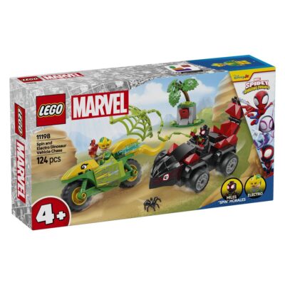 LEGO Marvel Spidey 11198 Spin I Electro U Dinosaurskim Vozilima