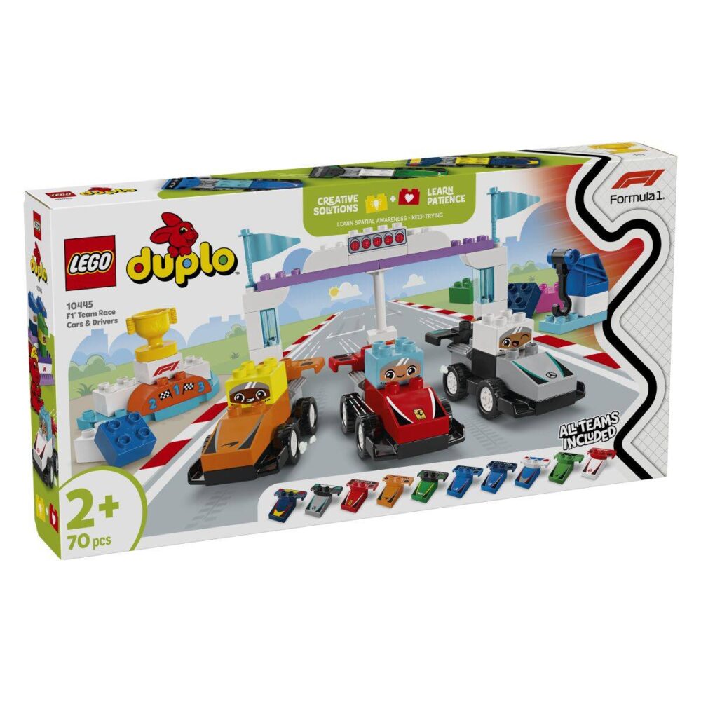 Lego Duplo 10445 Trkaći Automobili I Vozači Timova Za F1