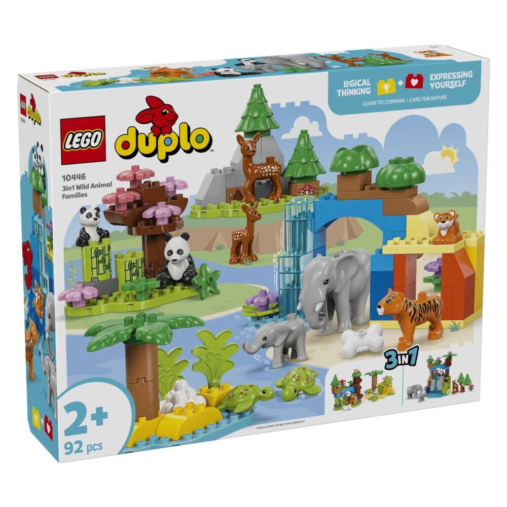 Lego Duplo 10446 Obitelji Divljih životinja 3u1