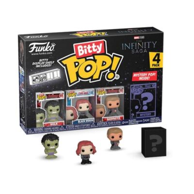 Marvel Funko Bitty POP! Hulk Vinyl Figure 4 Pack 2,5 Cm