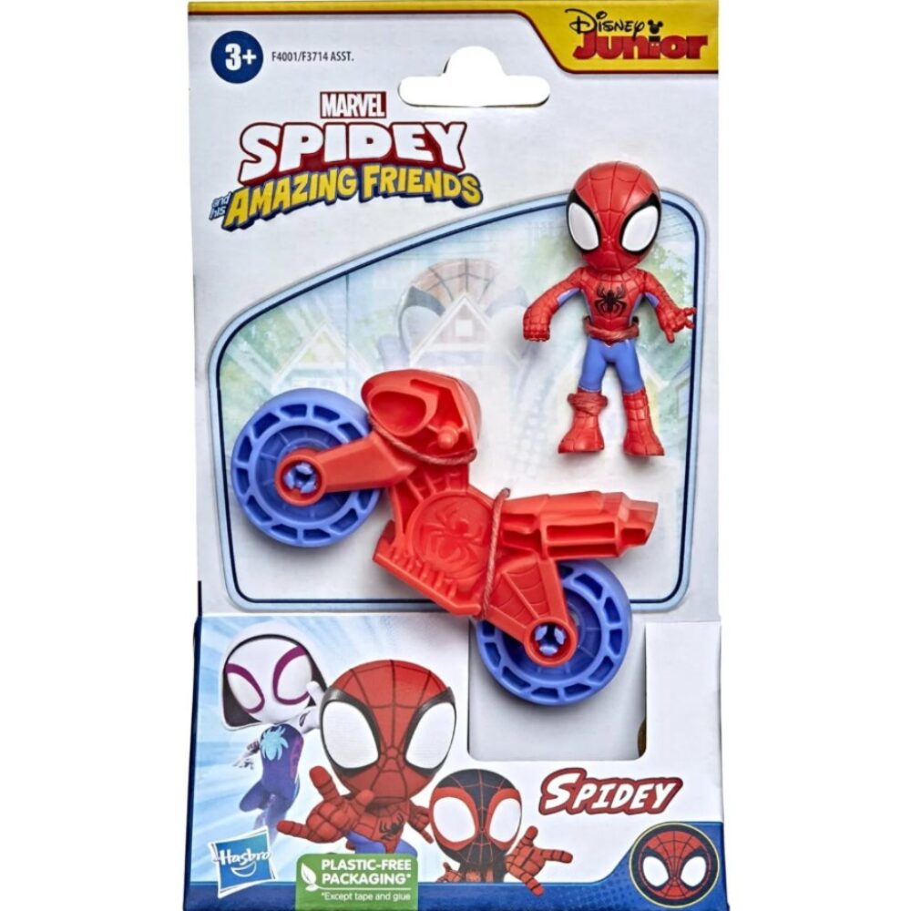 Marvel Spidey And Amazing Friends Spidey Figura S Motorom