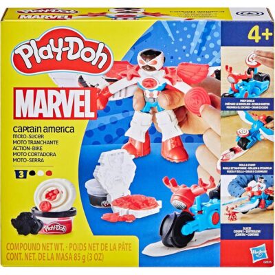 Play Doh Marvel Captain Amerika Moto Slicer Set Za Igru