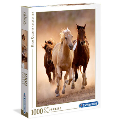 Puzzle 1000 Komada Running Horses Clementoni 39168