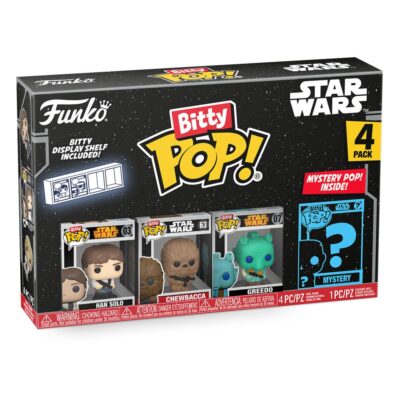 Star Wars Funko Bitty POP! Han Solo Vinyl Figure 4 Pack 2,5 Cm