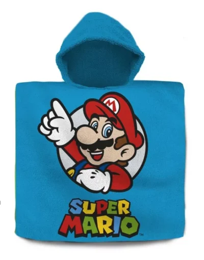 Super Mario Poncho Ručnik 60x120 Cm