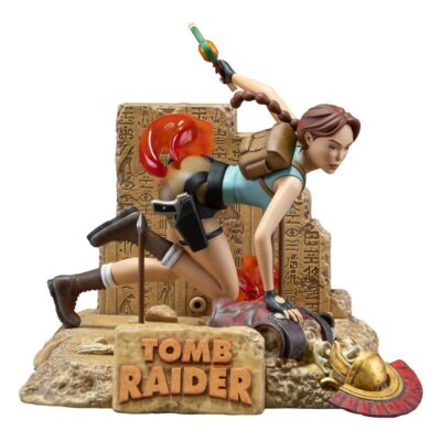 Tomb Raider 1996 Lara Croft Classic Era PVC Statue 17 Cm