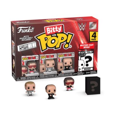 WWE Funko Bitty POP! Bret Hart Vinyl Figure 4 Pack 2,5 Cm