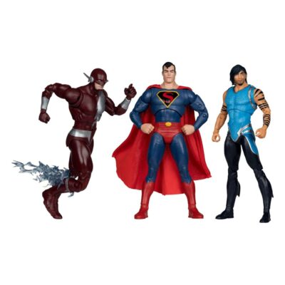 BUNDLE 3 Figure DC Multiverse Tempest, Superman, Dark Flash 18 Cm