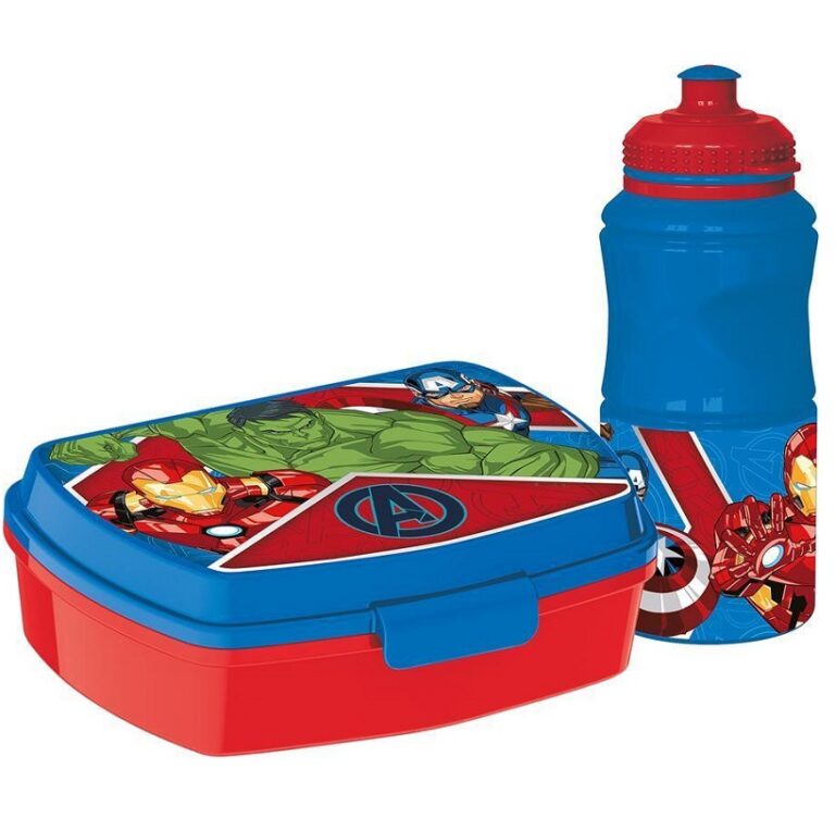 Marvel Avengers Set Boca Za Vodu I Kutija Za Užinu 2
