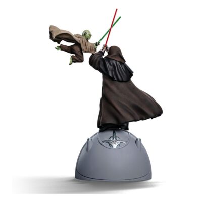 Star Wars Deluxe Art Scale Statue Yoda Vs Emperor Palpatine (CCXP Exclusive 2024) 31 Cm