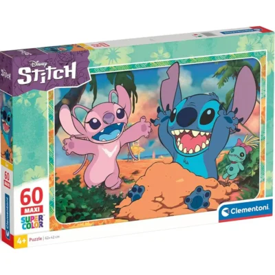 Disney Lilo & Stitch Puzzle 60 kom Clementoni Maxi 26596