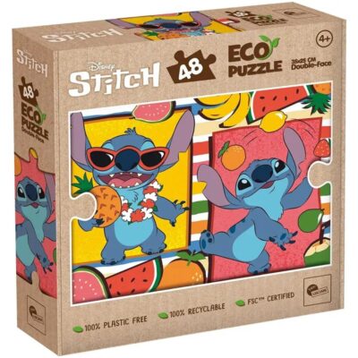 Disney Stitch 2u1 Eko Puzzle 48 Kom