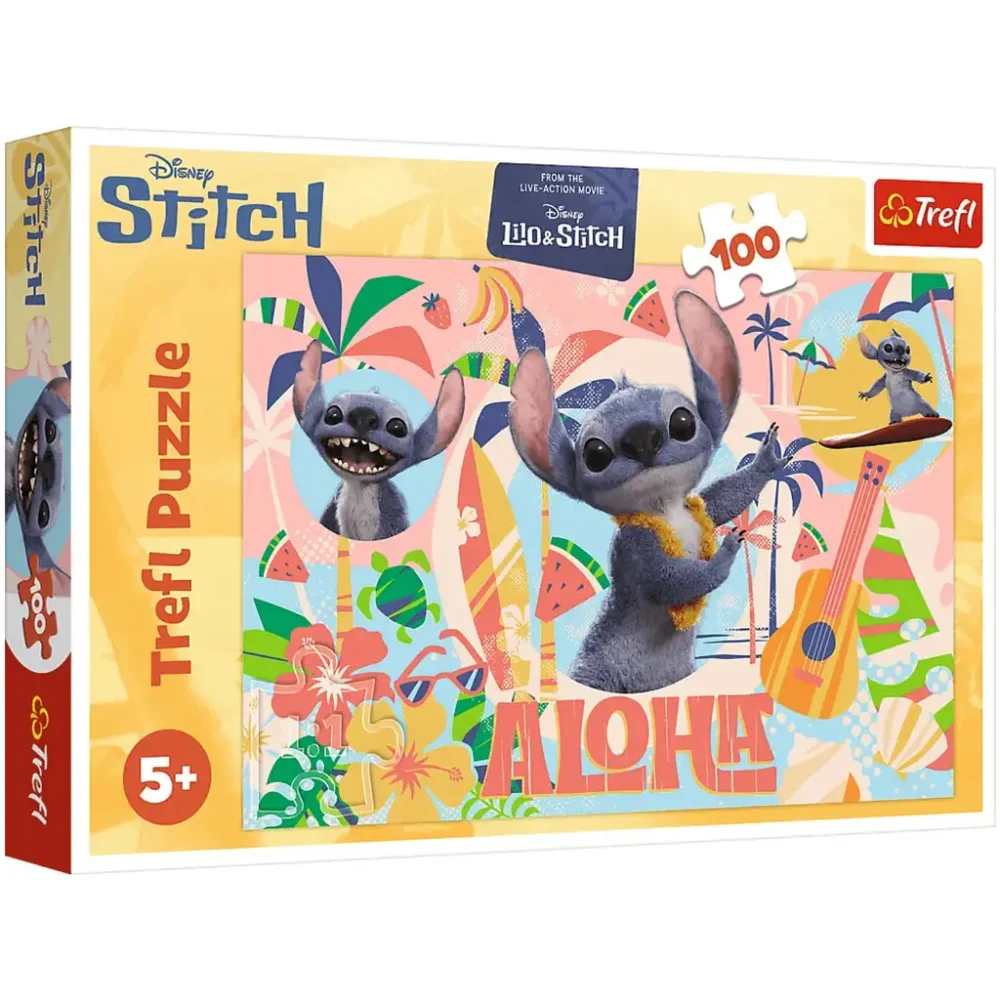 Disney Stitch Movie Puzzle 100 Kom Trefl 16495