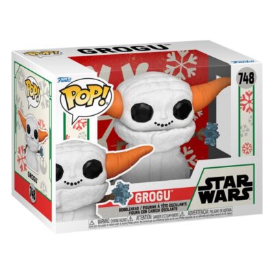 Star Wars Mandalorian POP! Holiday Grogu SNWMN Vinyl Figura 9 Cm