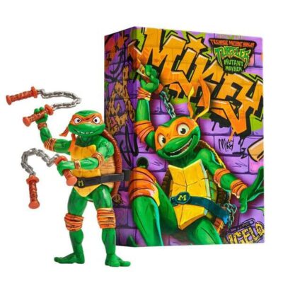 Teenage Mutant Ninja Turtles Mutant Mayhem Comic Con Michelangelo Akcijska Figura 18 Cm
