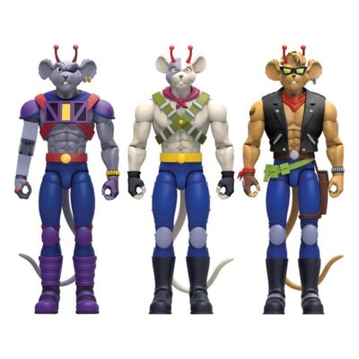 BUNDLE 3 Kom Biker Mice From Mars Akcijska Figura 17 Cm