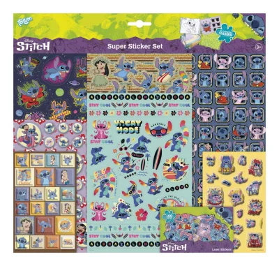 Disney Lilo & Stitch Set Naljepnica S Igrom