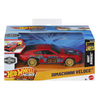 Hot Wheels Pull Back Speeders Dimachinni Veloce Metalni Autić 1