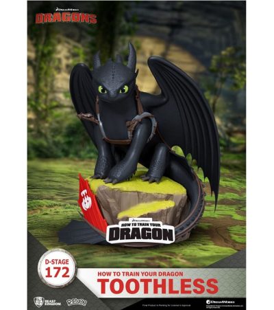How To Train Your Dragon D Stage PVC Diorama Bezubica Statue 14 Cm