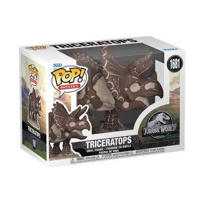 Jurassic Park Fossil POP! Movies Vinyl Figure Triceratops 9 Cm