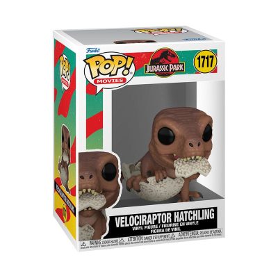 Jurassic Park Hatchling POP! Movies Vinyl Figure Velociraptor 9 Cm