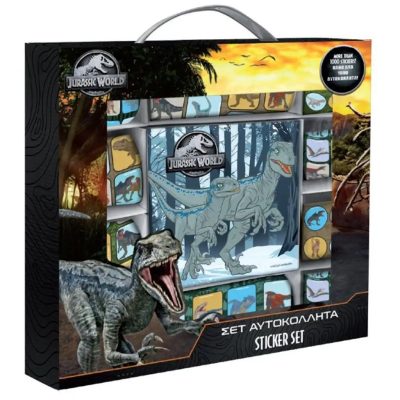 Jurassic World Set Naljepnica 1000 Komada U Torbi