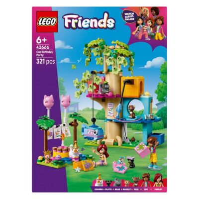 Lego Friends 42666 Mačji Rođendanski Tulum I Kućica Na Drvetu