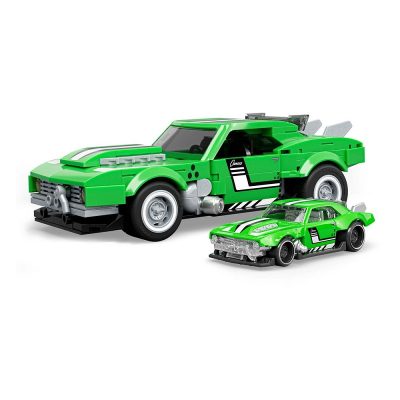 Mattel Brick Shop Hot Wheels Speed Series Building Set Custom '68 Camaro