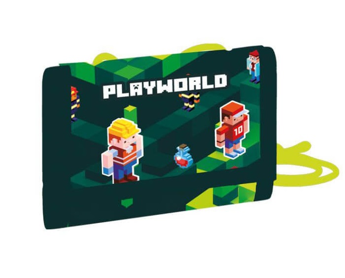 Novčanik s Minecraft uzorkom Play World 12x10 cm