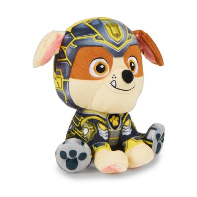 Paw Patrol Mighty Movie 2 Rubble Plišana Igračka 18 Cm