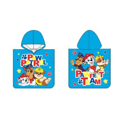 Paw Patrol Pawfect Team poncho ručnik 50x115 cm