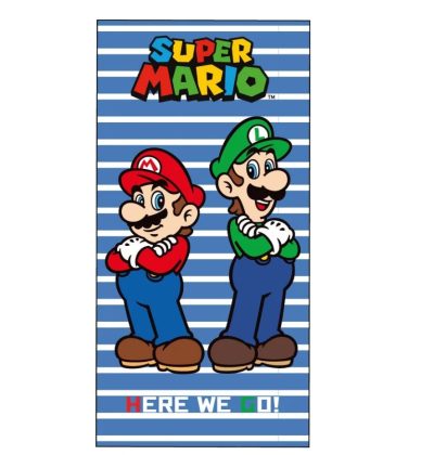 Super Mario Ručnik za Plažu Here We Go! 70x140 cm