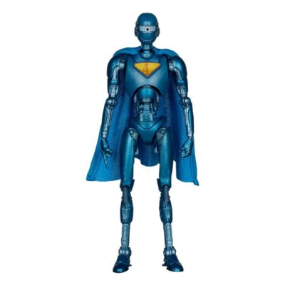 Superman (2025) DC Multiverse Deluxe Superman Robot (Red Platinum Edition) Akcijska Figura 18 Cm