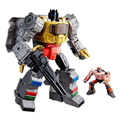 Transformers The Movie Dinobot Grimlock & Autobot Wheelie 22 cm Studio Series Leader Class Action Figure G0485