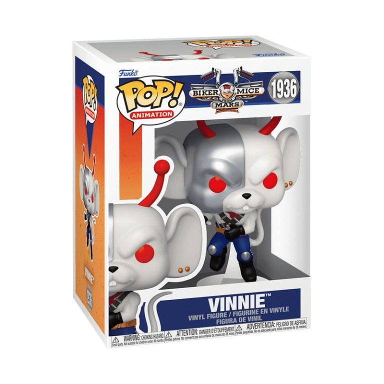 Biker Mice From Mars Pop! Vinnie Vinyl figura 9 cm