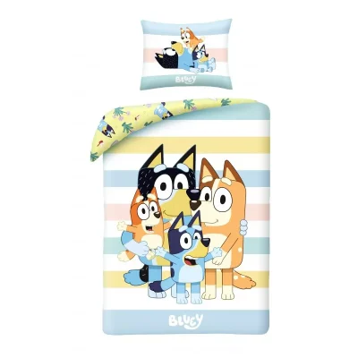 Bluey posteljina 140×200 cm, 70x90 cm 05422