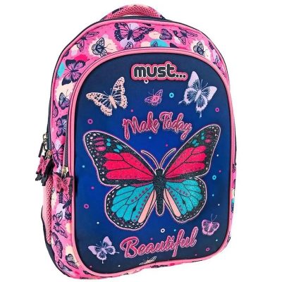 Buterfly Ergonomska školska Torba Must...