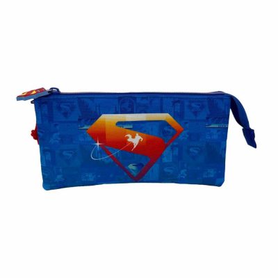 DC Comics Superman Svijetlo Plava Trostruka pernica